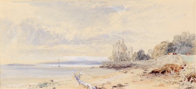 Barnbogle Castle, Firth of Forth von Myles Birket Foster