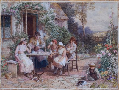 Teestunde von Myles Birket Foster