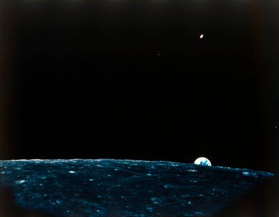 Erde vom Mond von NASA Images
