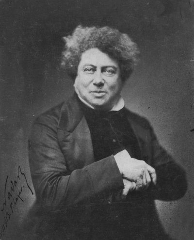 Porträt von Alexandre Dumas, 1855 von Nadar