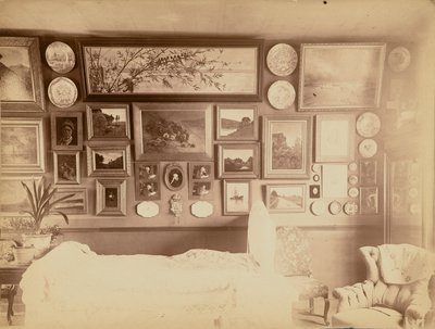 Sénart, das Zimmer von Nadar [Gaspard Félix Tournachon]