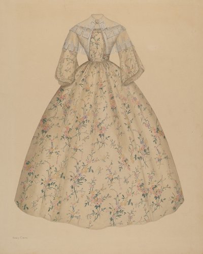 Kleid mit Cape-Kragen von Nancy Crimi