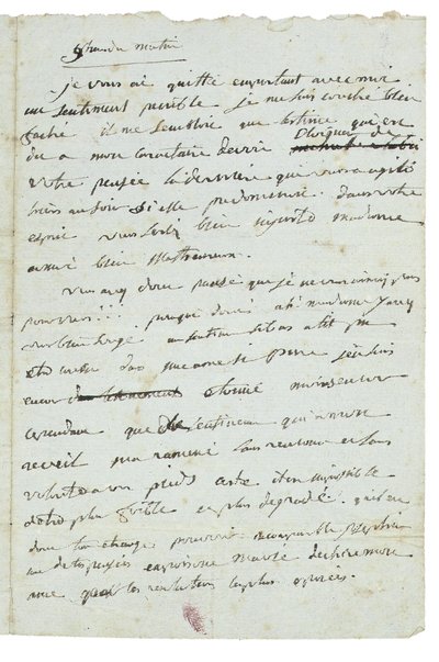 Brief an Josephine de Beauharnais von Napoleon Bonaparte