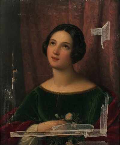 Mädchen mit Blumen von Natale Schiavoni
