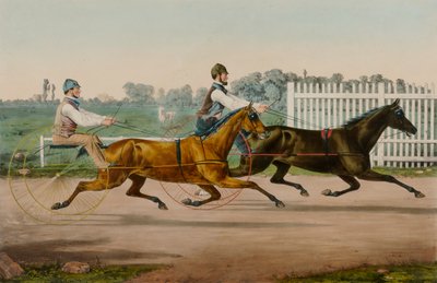 Flora Temple und Highland Maid von Nathaniel Currier