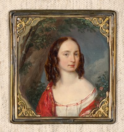 Bildnis einer Dame mit Stoppellocken-Frisur von Leopold Blonder
