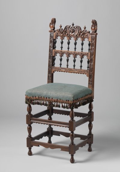 Geschnitzter Stuhl, ca. 1620-50 von Netherlandish School