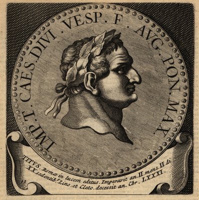 Porträt des römischen Kaisers Titus von Netherlandish School