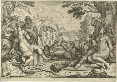 Diana und Callisto von Nicaise de Ruyter