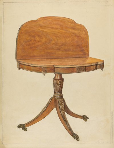 Kartentisch von Nicholas Gorid