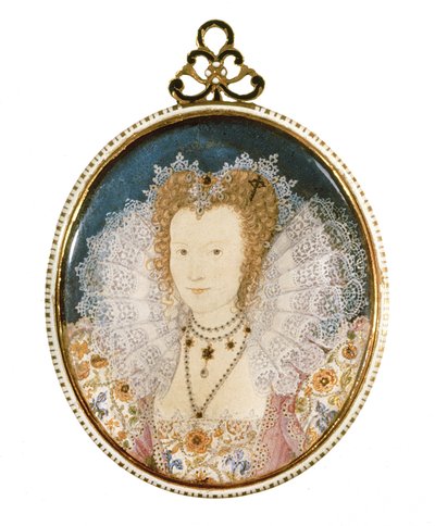 Miniatur einer unbekannten Dame von Nicholas Hilliard