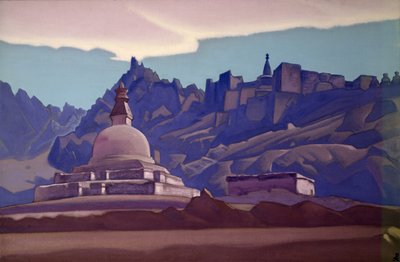 Grabhügel, Ladakh, 1937 von Nicholas Roerich