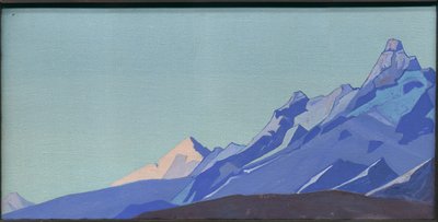 Himalaya, Abend, 1933 von Nicholas Roerich