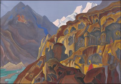 Heilige Höhlen, 1932 von Nicholas Roerich