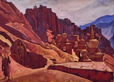 Das Bonpo-Kloster in Tibet von Nicholas Roerich