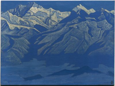 Die Reichweite, "Himalaya" Serie, 1924 von Nicholas Roerich