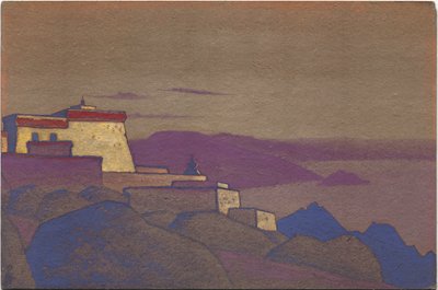 Tibet, Gelukpa-Kloster von Nicholas Roerich