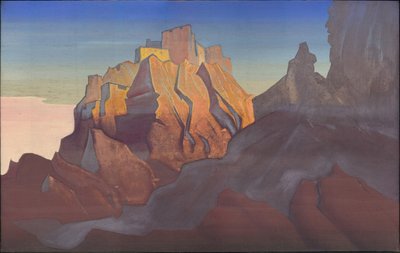 Tibetische Festung von Nicholas Roerich