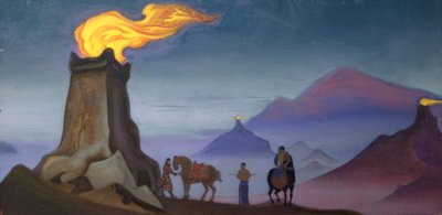 Siegesflammen, 1940 von Nicholas Roerich