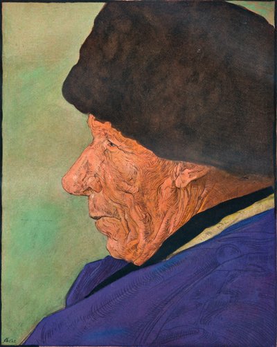Ein Männerkopf, Volendam, 1904 von Nicolaas Wilhelm Jungmann