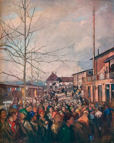 Ruhleben Gefangenenlager, Weihnachtsessen, 1917 von Nicolaas Wilhelm Jungmann