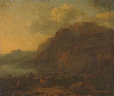 Italienische Landschaft von Nicolaes Pietersz Berchem