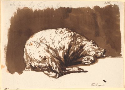Ein liegender Bär von Nicolai Abildgaard