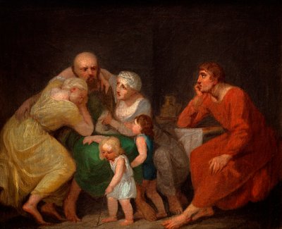 Eine Abschiedsszene von Nicolai Abraham Abildgaard
