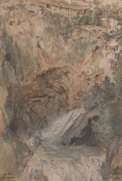 Blick auf die Kaskaden in Tivoli von Nicolas Delobel
