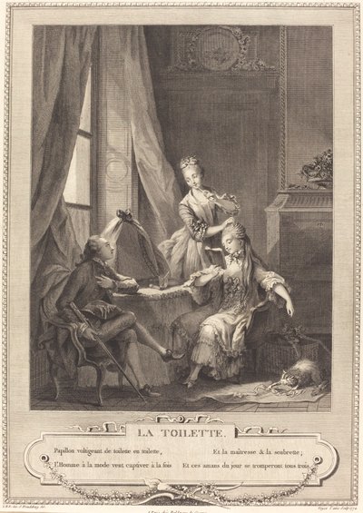 Die Toilette von Nicolas Joseph Voyez after Sigmund Freudenberger