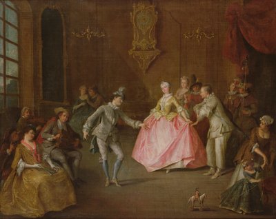 Vor dem Ball von Nicolas Lancret