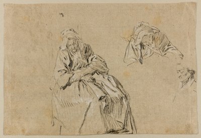 Studie für das Alter von Nicolas Lancret