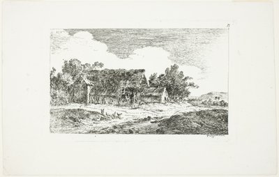 Landschaft, aus Deuxieme Cahier de Paysage von Nicolas Perignon