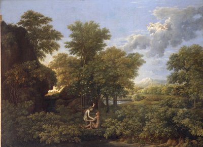 Frühling oder Erdparadies von Nicolas Poussin