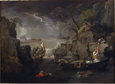 Winter oder Sintflut von Nicolas Poussin