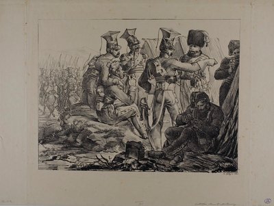 Lanzenreiter im Biwak von Nicolas Toussaint Charlet