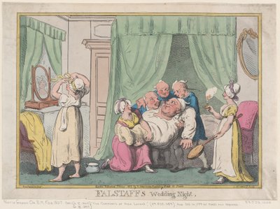 Falstaffs Hochzeitsnacht, Oktober 1807 von Nicolaus Heideloff
