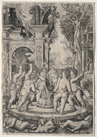Das Schicksal der bösen Zunge von Nicoletto da Modena