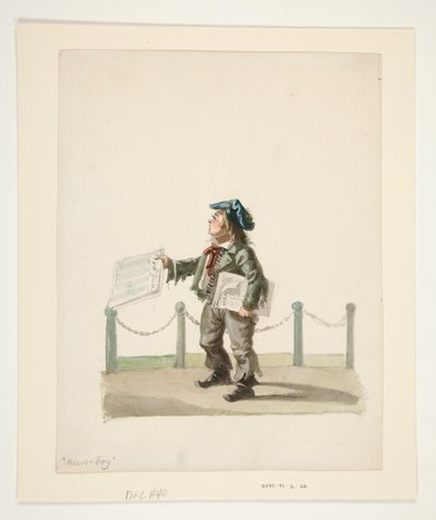 Der Zeitungsjunge von Nicolino Calyo