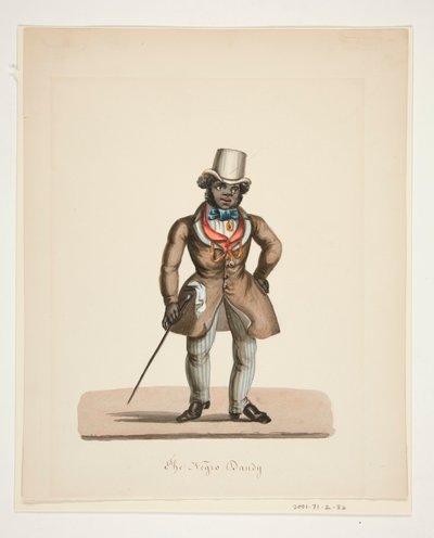 Der schwarze Dandy von Nicolino Calyo