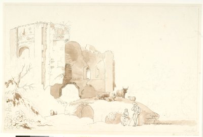 Ruinen des Dianatempels, Baja von Niels Gundersen Lund