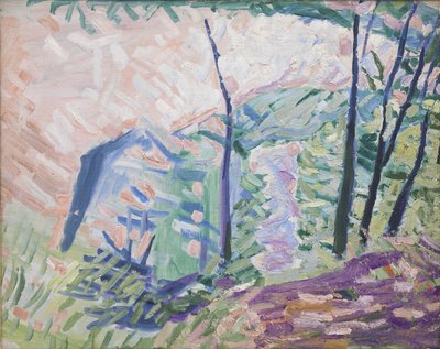 Wald in der Nähe des Bagsværd-Sees von Niels Larsen Stevns