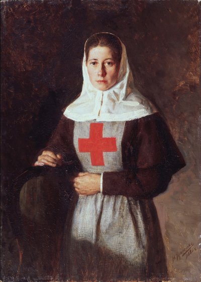 Eine Krankenschwester, 1886 von Nikolai Aleksandrovich Yaroshenko