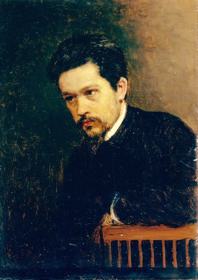 Selbstporträt, 1895 von Nikolai Aleksandrovich Yaroshenko