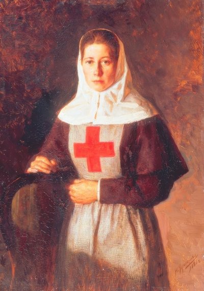 Eine Krankenschwester von Nikolai Alexandrowitsch Jaroschenko