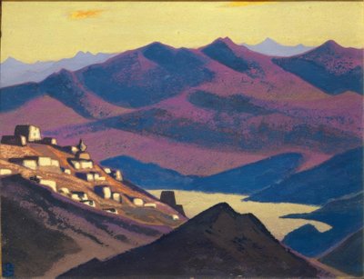 Jam-Zo-See (Siedlung in den Bergen) von Nikolai Konstantinowitsch Roerich