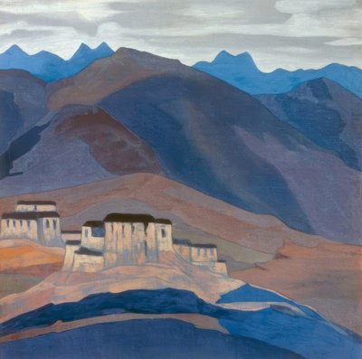 Tibetisches Kloster von Nikolai Konstantinowitsch Roerich