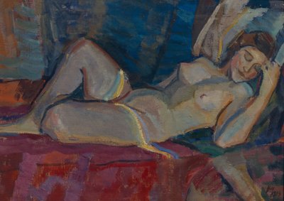 Akt. Die Zone der Venus, 1919 von Nikolai Pavlovich Ulyanov