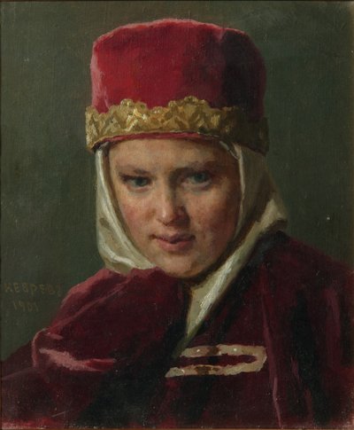 Frau eines Bojaren, 1901 von Nikolai Vasilyevich Nevrev