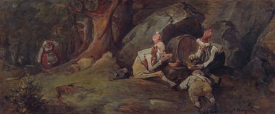 Kobolde trinken Bier von Nils Bergslien